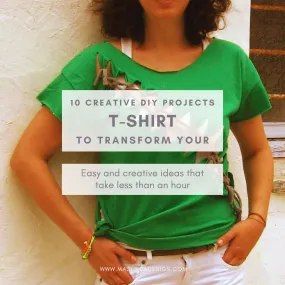 10 Creative DIY Projects For Your T-Shirts