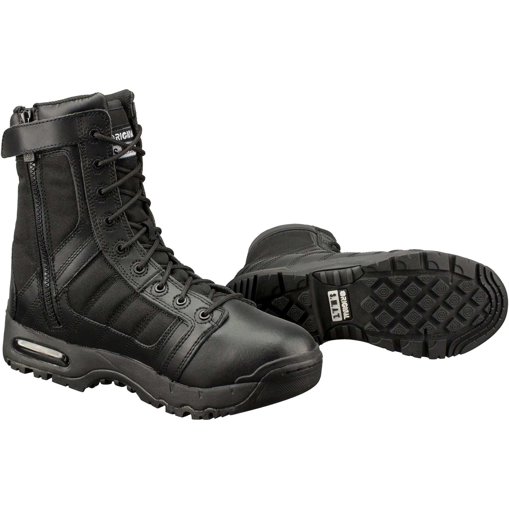 123201 BOTA ORIGINAL SWAT AIRE NEGRA CON CIERRE