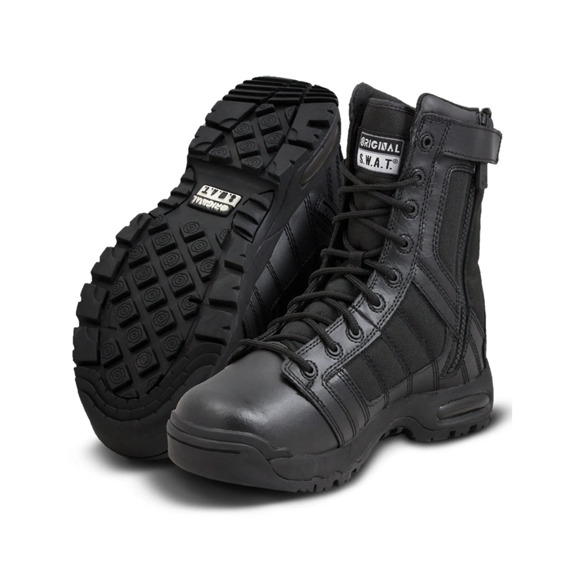 123201 BOTA ORIGINAL SWAT AIRE NEGRA CON CIERRE