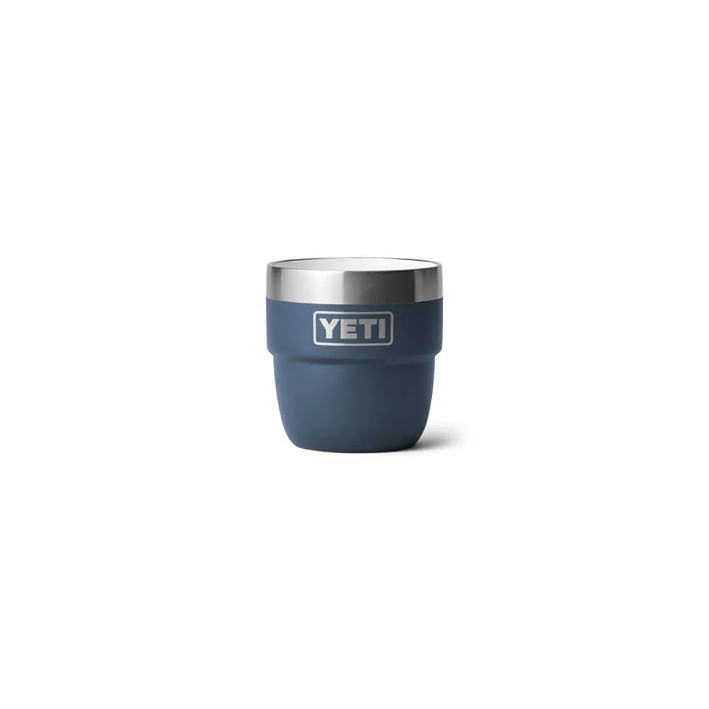 21071501859 TAZA RAMBLER 4oz STACKABLE 2 PIEZAS MARINO MARCA YETI