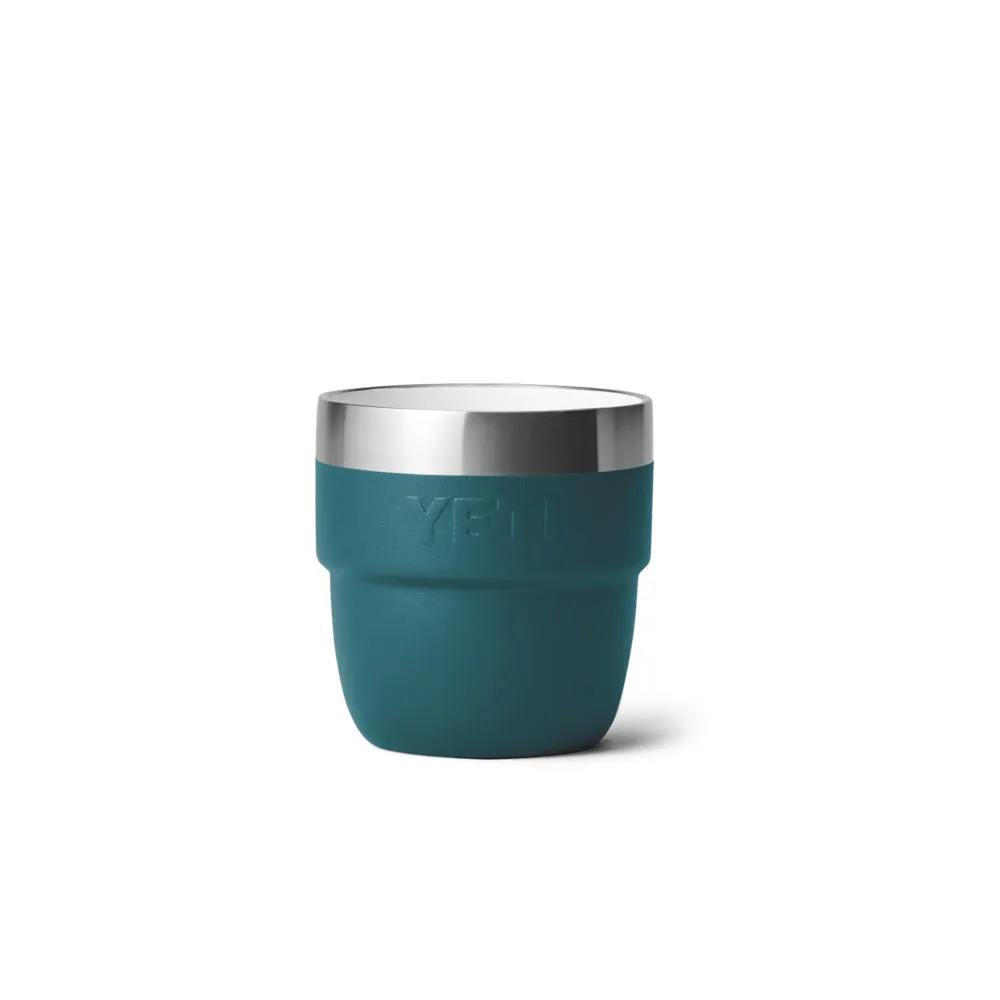 21071502576 TAZA RAMBLER 4oz STACKABLE 2 PIEZAS AGAVE TEAL MARCA YETI