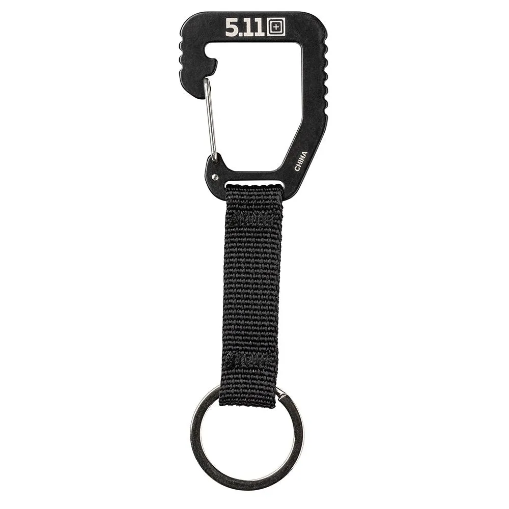 56597-019 CARABINER CON LLAVERO HARDPOINT MK1 NEGRO MARCA 5.11