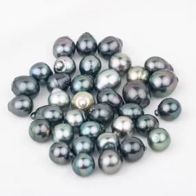 9-13mm baroque shape  black Tahitian seawater Pearl High quality  loose seawater pearl drop shape