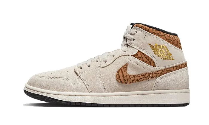 Air Jordan 1 Mid SE Brown Elephant