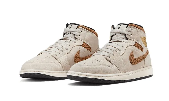 Air Jordan 1 Mid SE Brown Elephant