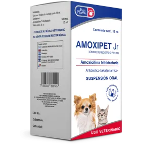 Amoxipet Jr Solución Oral 15ml - Pet's Pharma