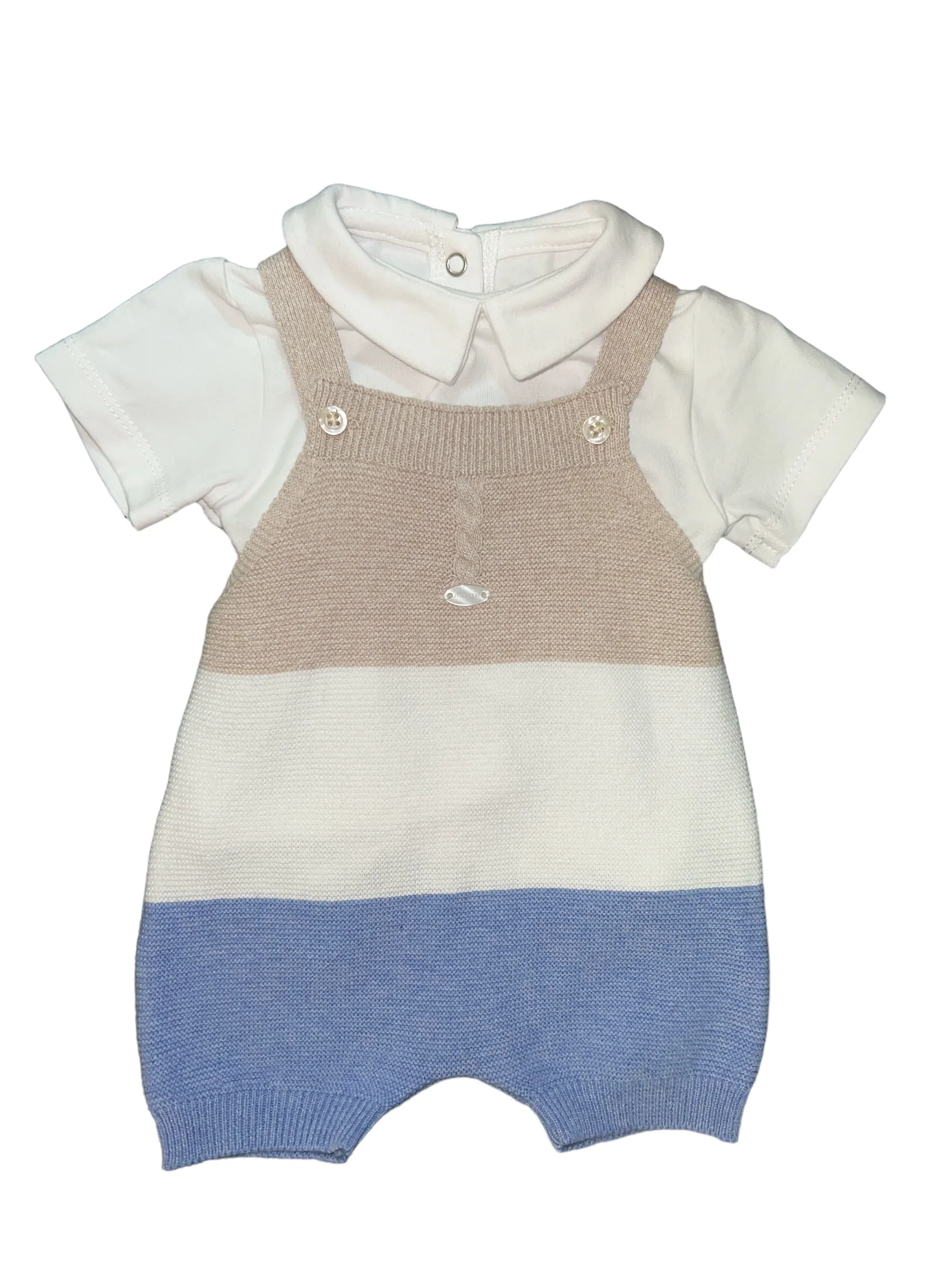 Baby Boy Striped Romper