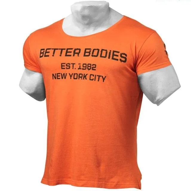 Better Bodies N.Y Street Tee - Wash Orange