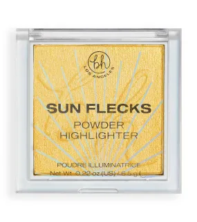 BH Cosmetics - Iluminador en polvo Sun Flecks Highlight - Golden State