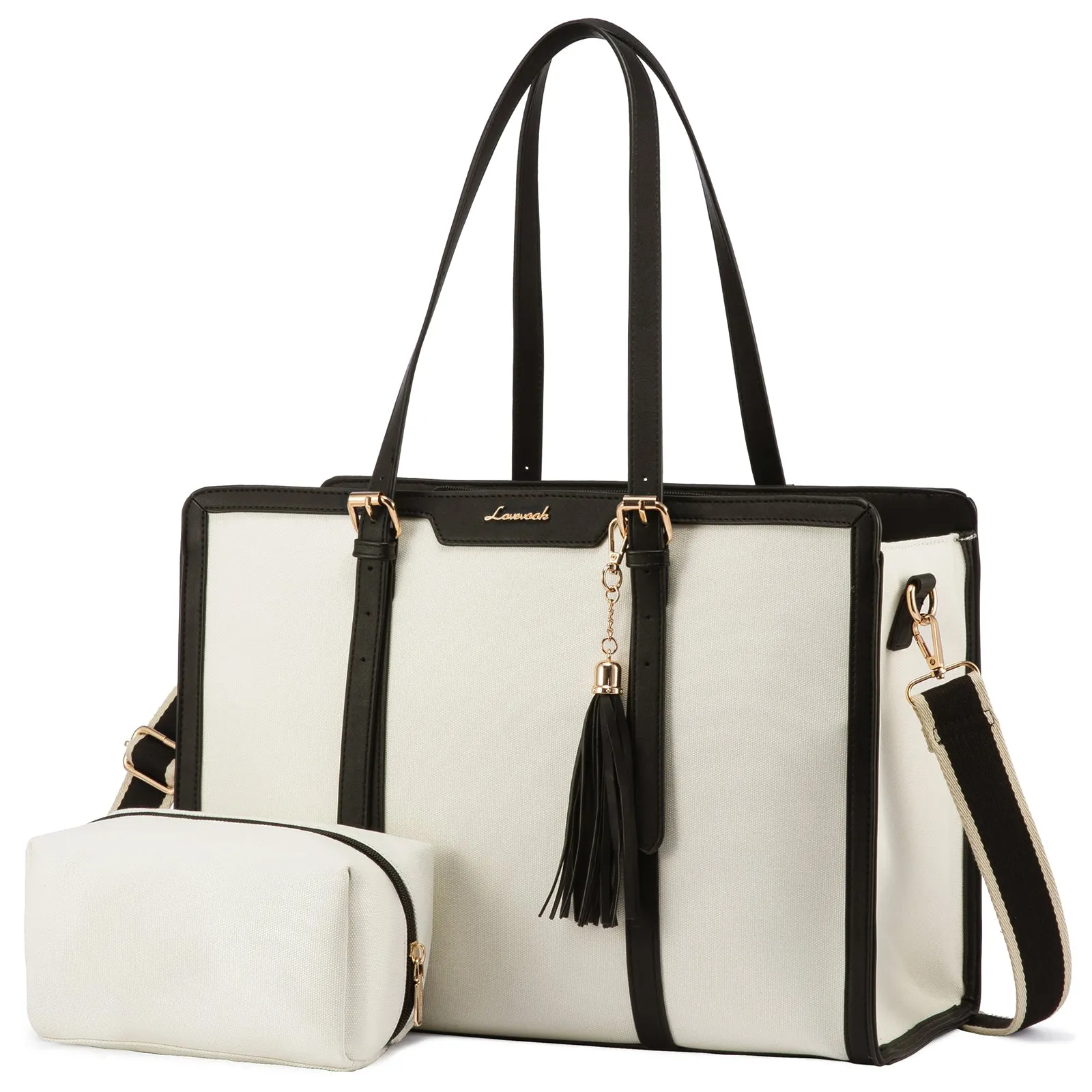 Bolso Megan Blanco-Negro