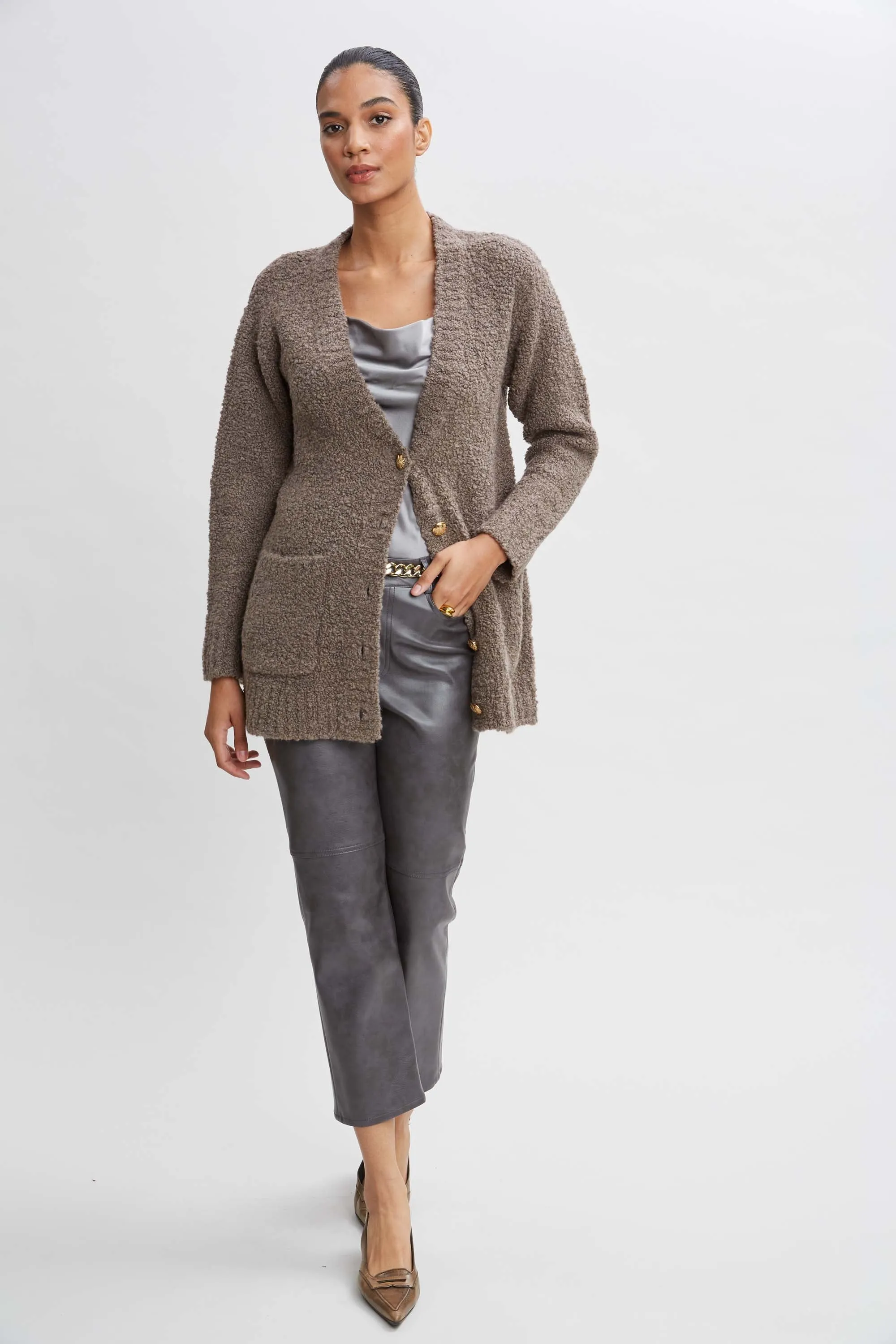 Boucle Merino Cardigan