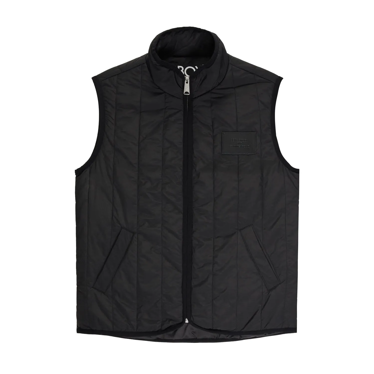 BOY ARTIC GILET - BLACK