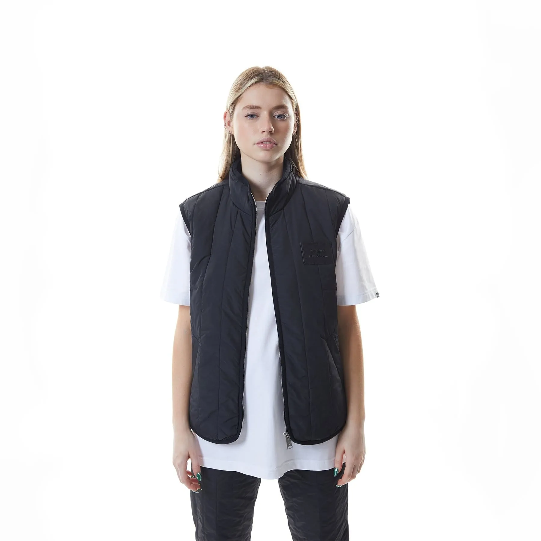 BOY ARTIC GILET - BLACK