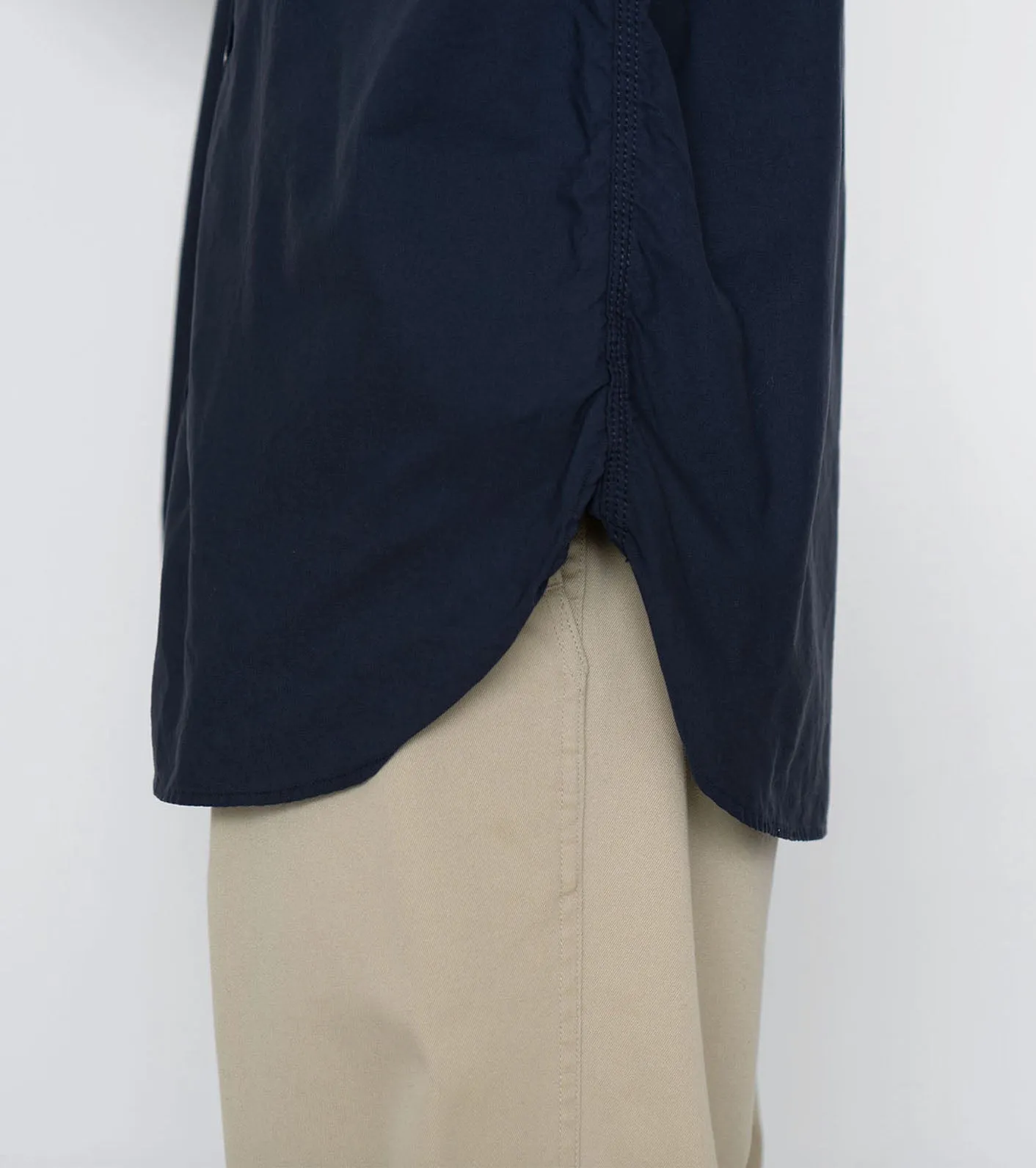 Button Down Wind Shirt - Dark Navy