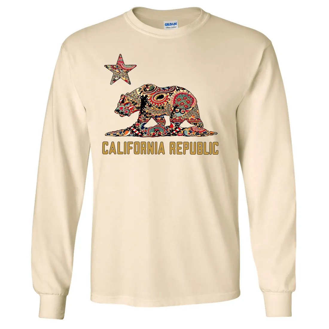 California Republic Paisley Bear Long Sleeve Shirt