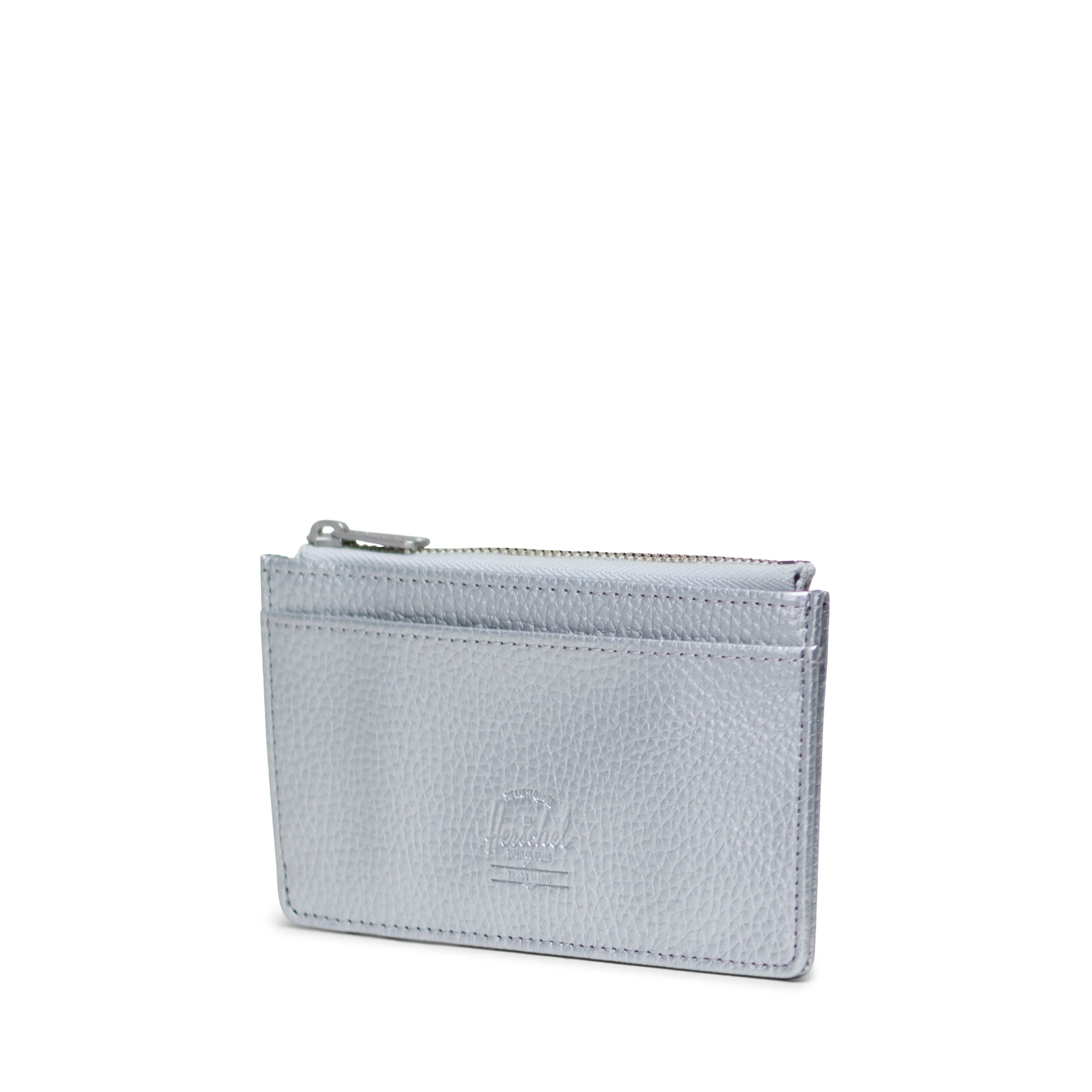 Carteira Herschel Oscar II Vegan Leather RFID Silver Metallic