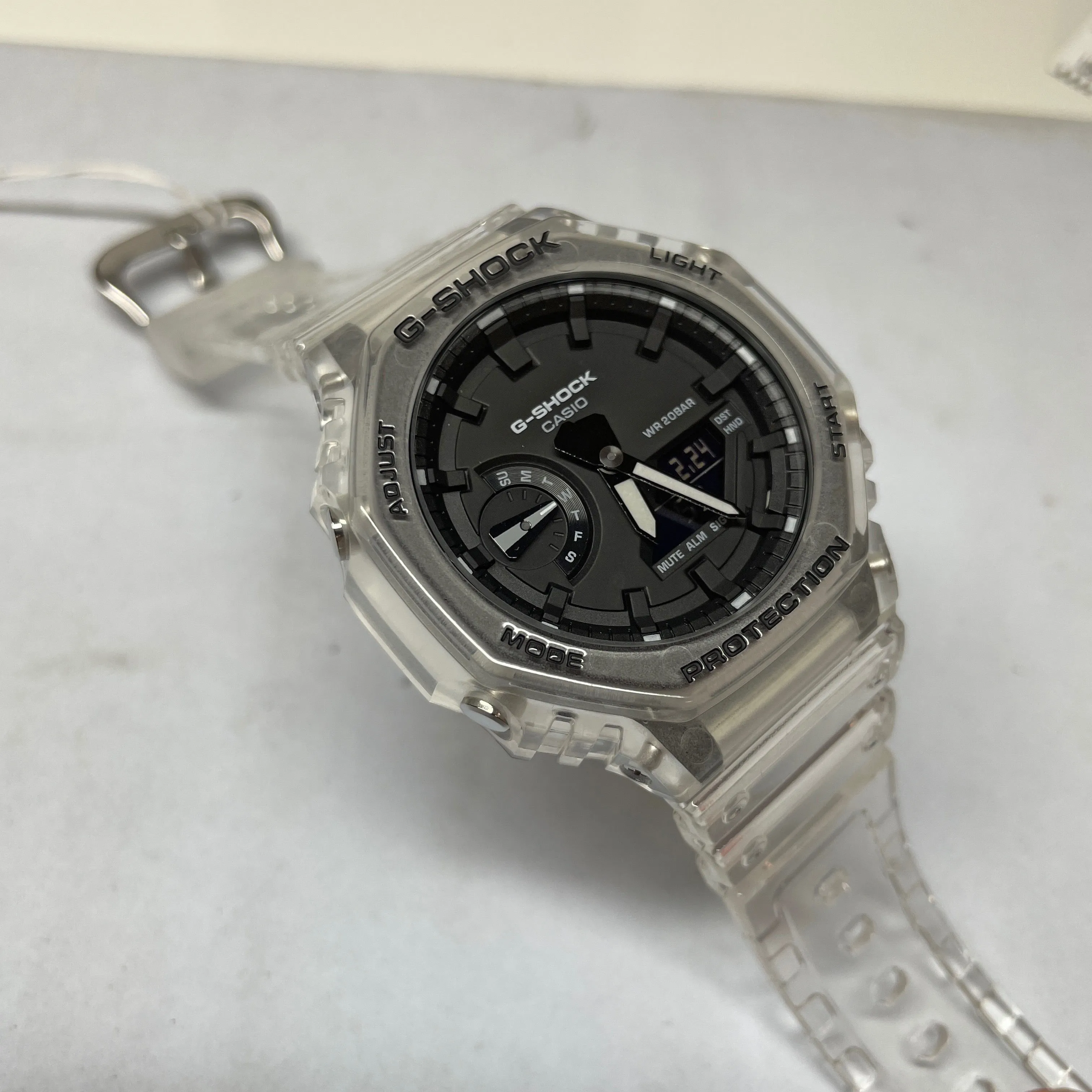 Casio G-Shock GA2100SKE-7A Transparent Clear Jelly 2100 Series