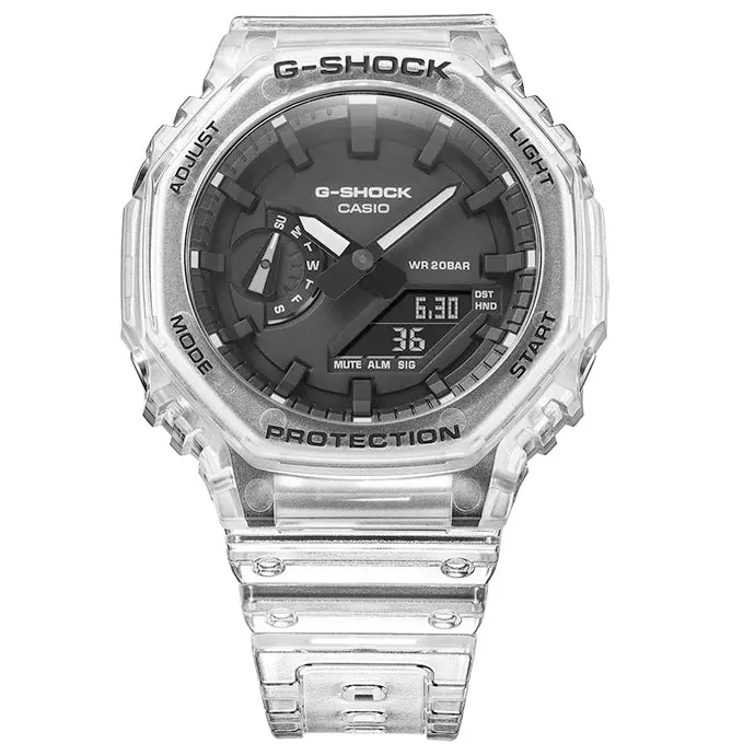 Casio G-Shock GA2100SKE-7A Transparent Clear Jelly 2100 Series