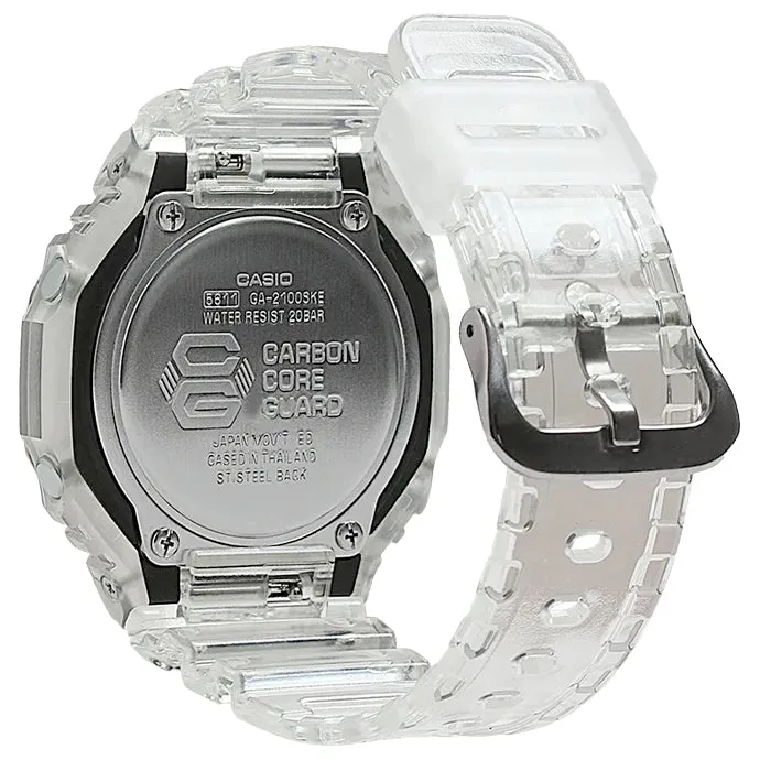 Casio G-Shock GA2100SKE-7A Transparent Clear Jelly 2100 Series