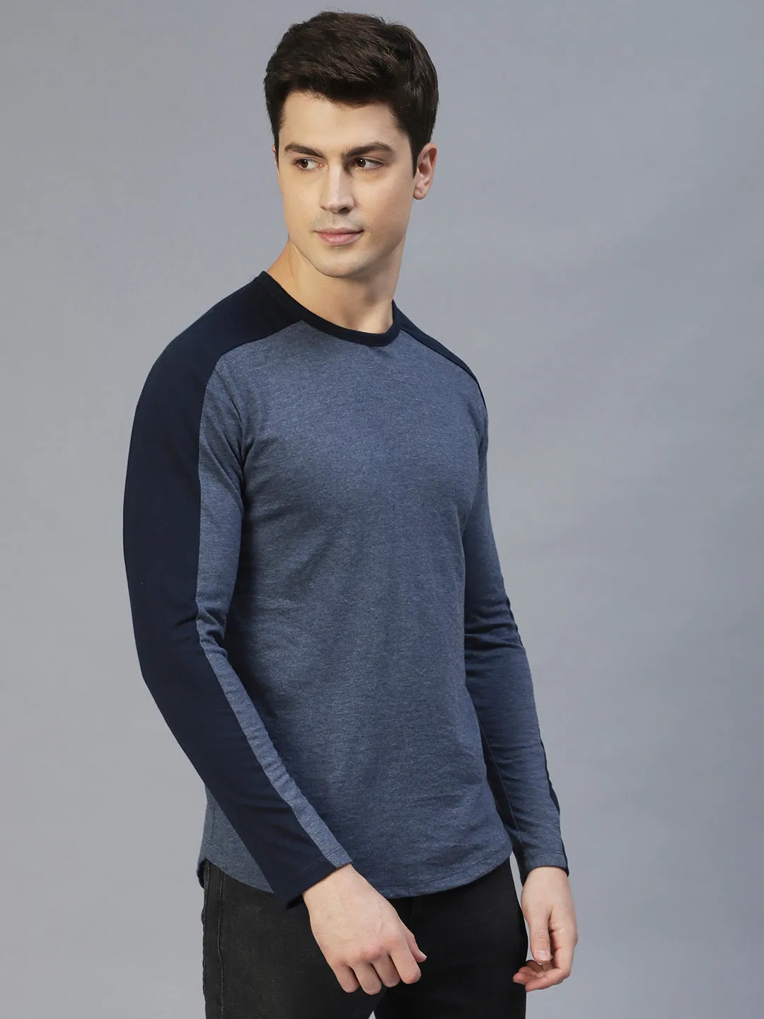 Colourblock Round Neck T-Shirt