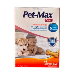 Desparasitante para Cachorros Pet Max Puppy Biochem