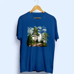 Forest Landscape Half Sleeve T-Shirt