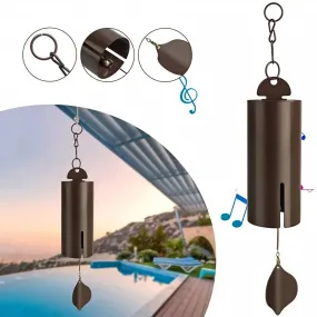 GoodVybe™ 16" Serenity Bell Wind Chime: Metal Garden Hanging Decor