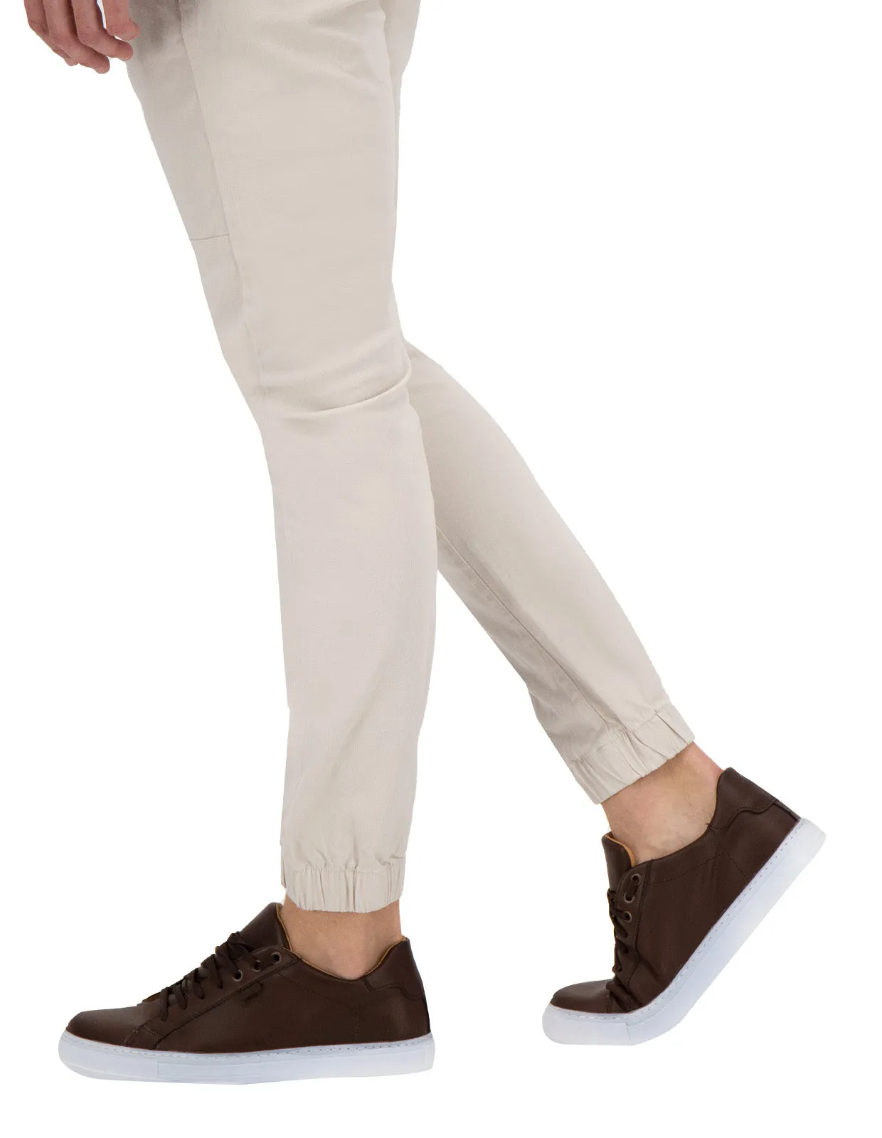 Jogger de Gabardina Premium - New Sand