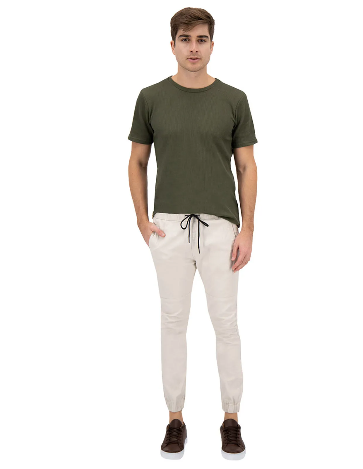 Jogger de Gabardina Premium - New Sand