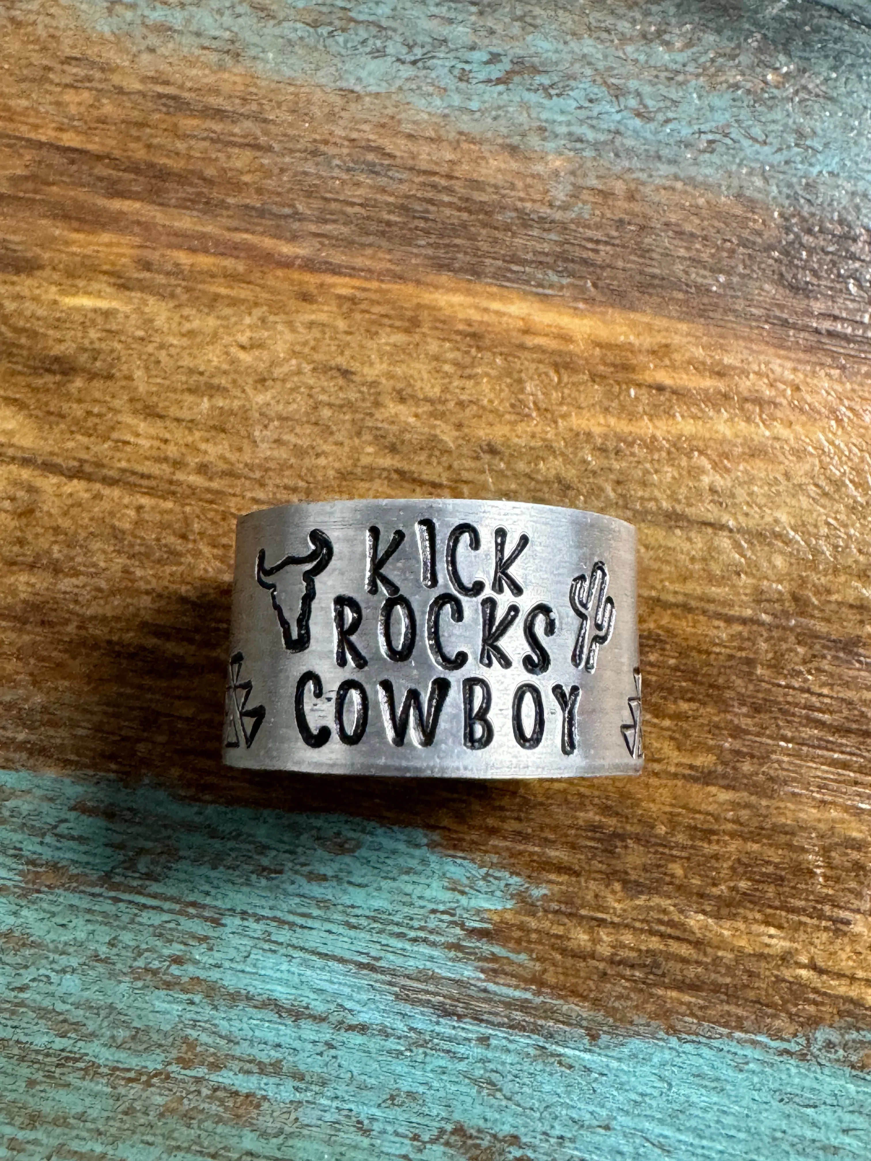 Kick Rocks Cowboy Ring