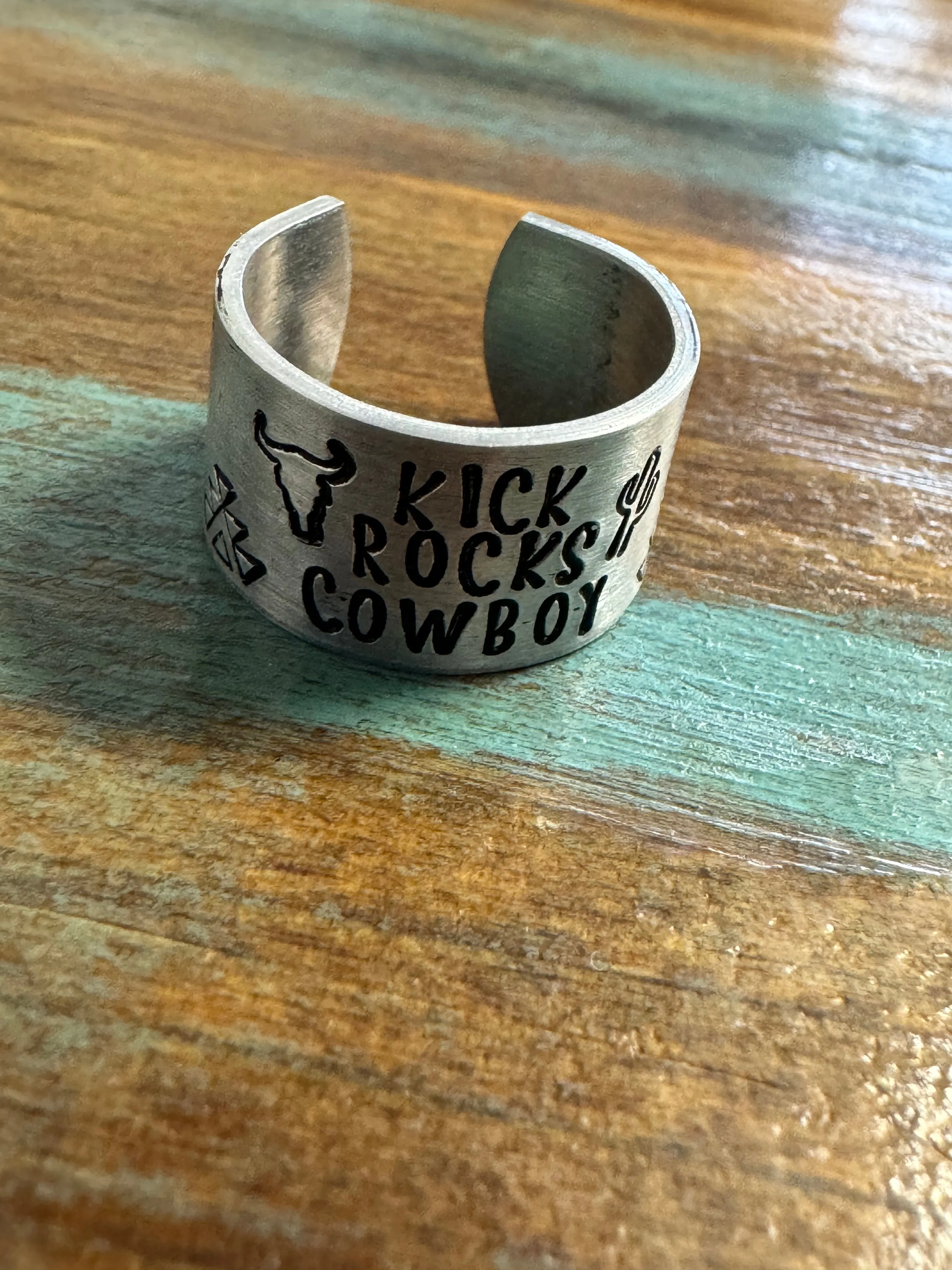 Kick Rocks Cowboy Ring