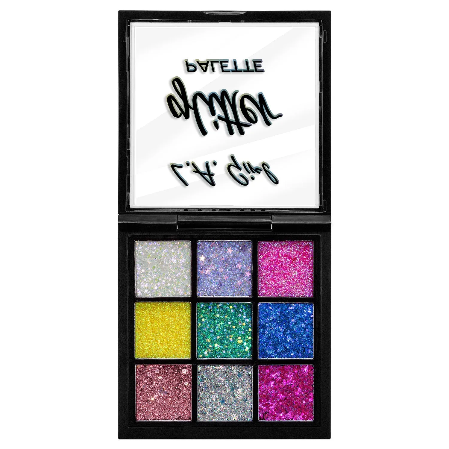 LAGIRL Pigment And Glitter Paletas de Sobras 9 Tonos