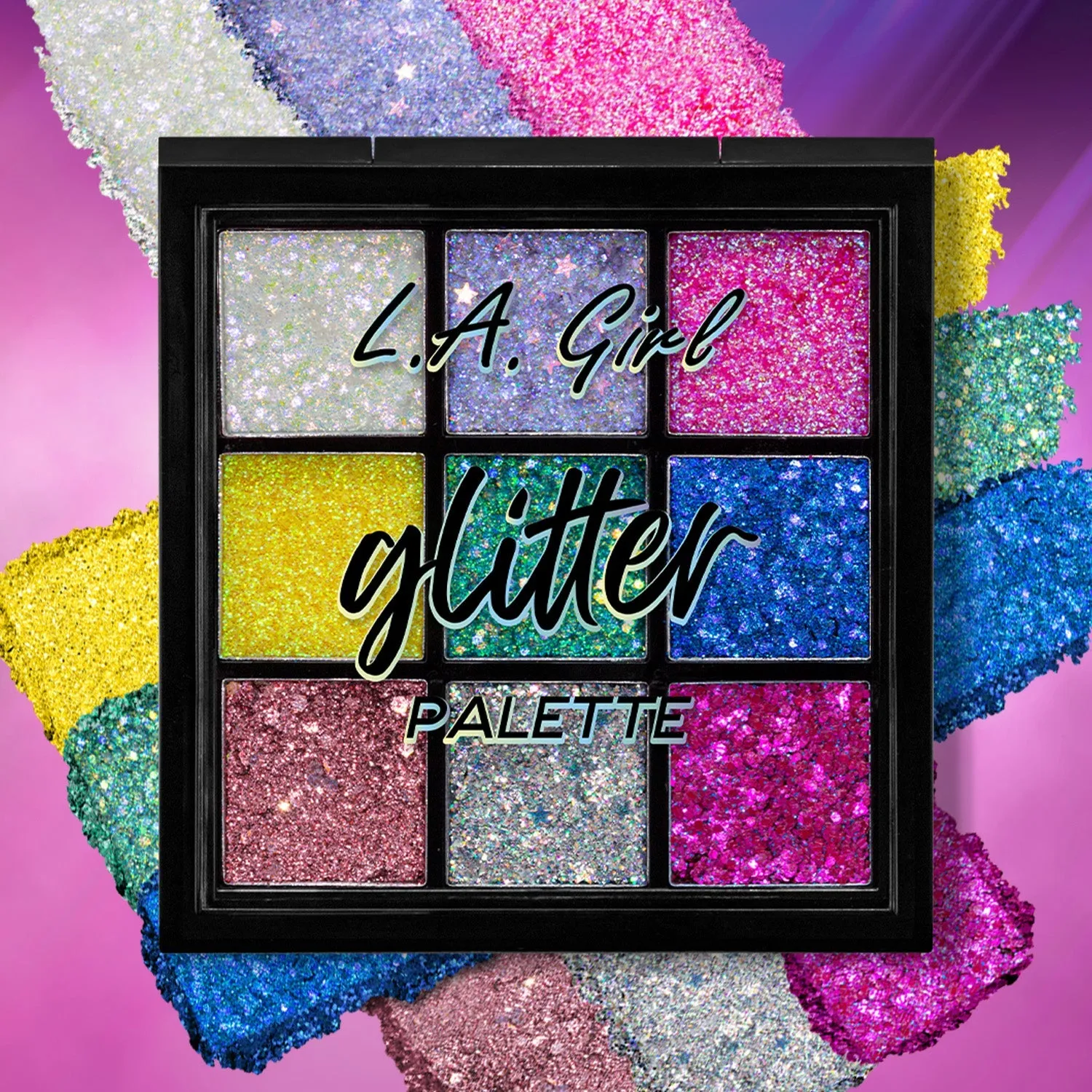 LAGIRL Pigment And Glitter Paletas de Sobras 9 Tonos