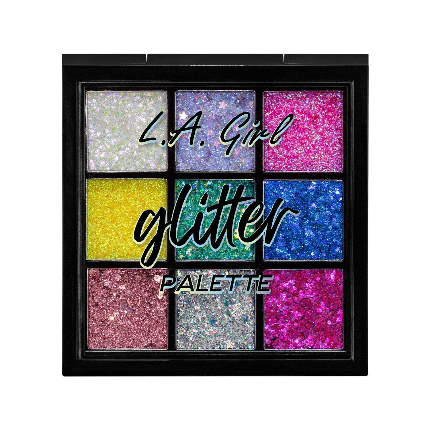 LAGIRL Pigment And Glitter Paletas de Sobras 9 Tonos