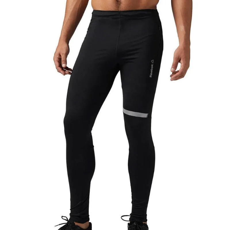 Lickras Reebok Run Tigth Para Hombre Negro