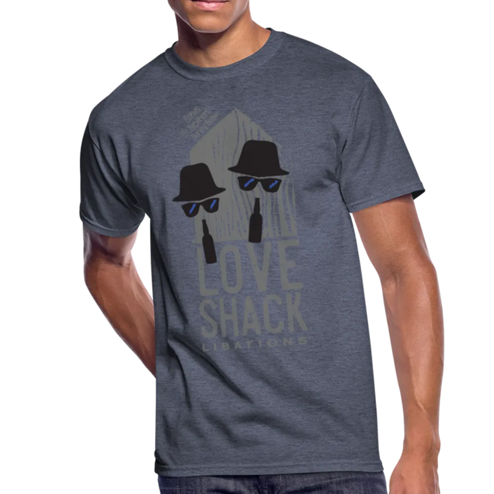 Love Shack Libations - Brews Brothers Honey Brown - Men’s 50/50 T-Shirt