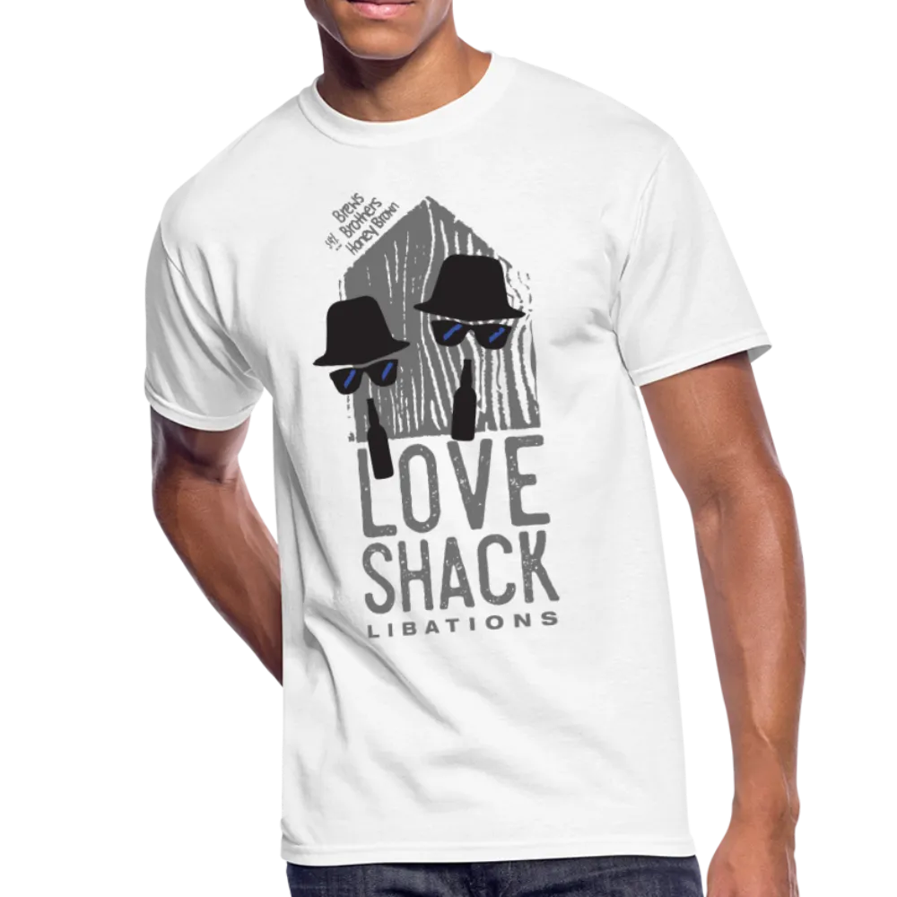 Love Shack Libations - Brews Brothers Honey Brown - Men’s 50/50 T-Shirt