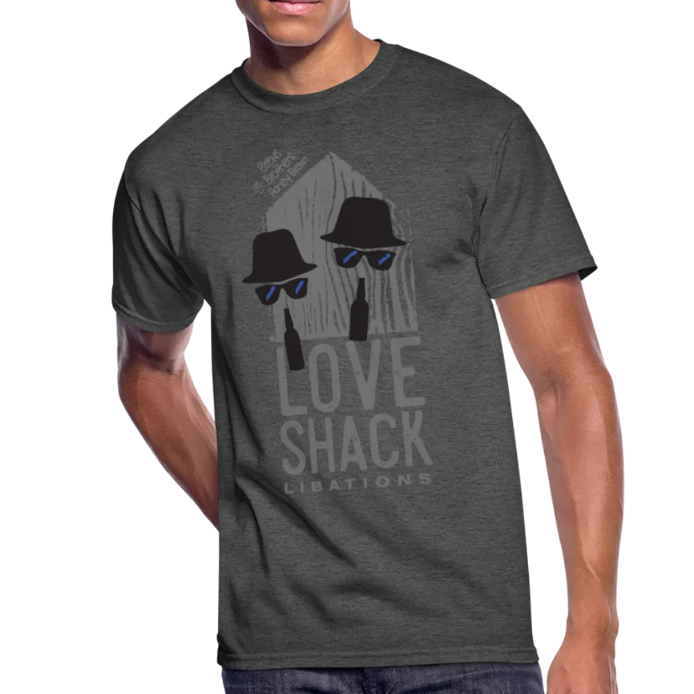 Love Shack Libations - Brews Brothers Honey Brown - Men’s 50/50 T-Shirt