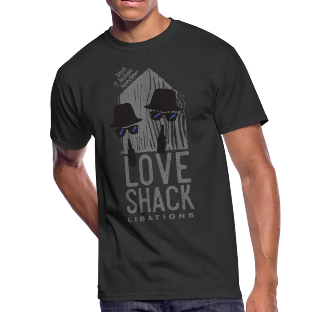 Love Shack Libations - Brews Brothers Honey Brown - Men’s 50/50 T-Shirt