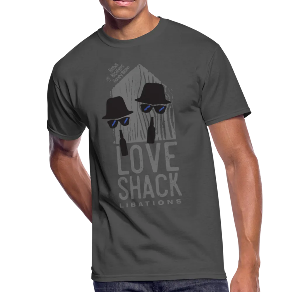 Love Shack Libations - Brews Brothers Honey Brown - Men’s 50/50 T-Shirt