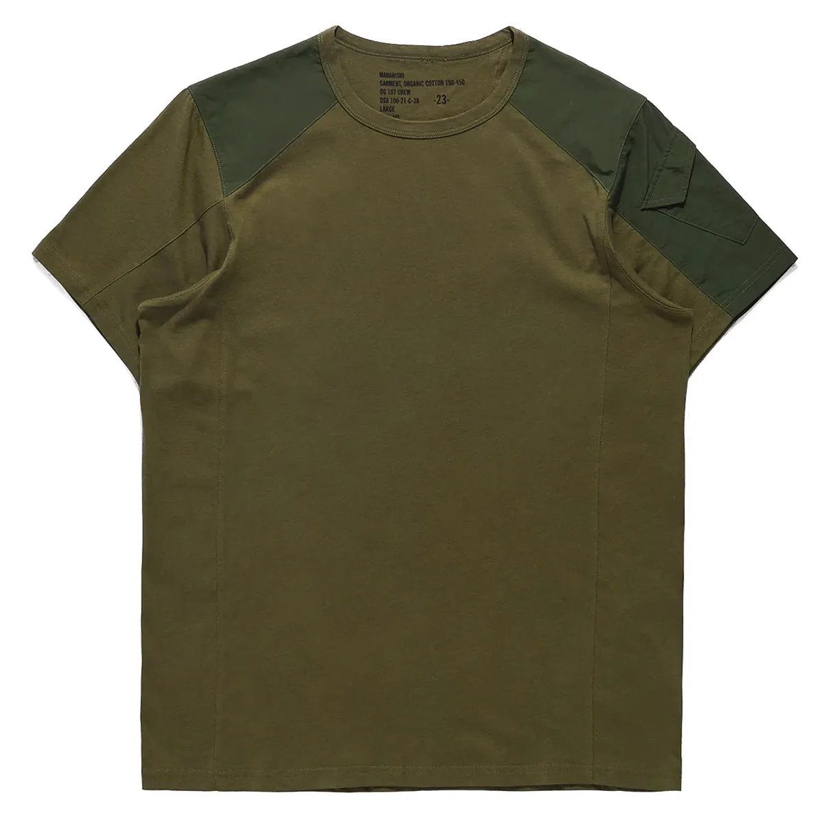 Maharishi Tech Travel T-Shirt 'Olive'