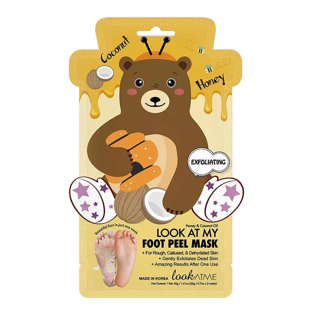 Mascarilla exfoliante para pies LOOK AT MY FOOT PEEL BEAR