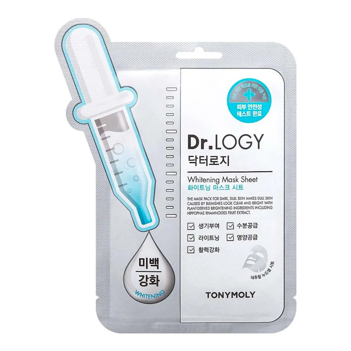 Mascarilla facial Tonymoly DR. LOGY WHITENING MASK SHEET