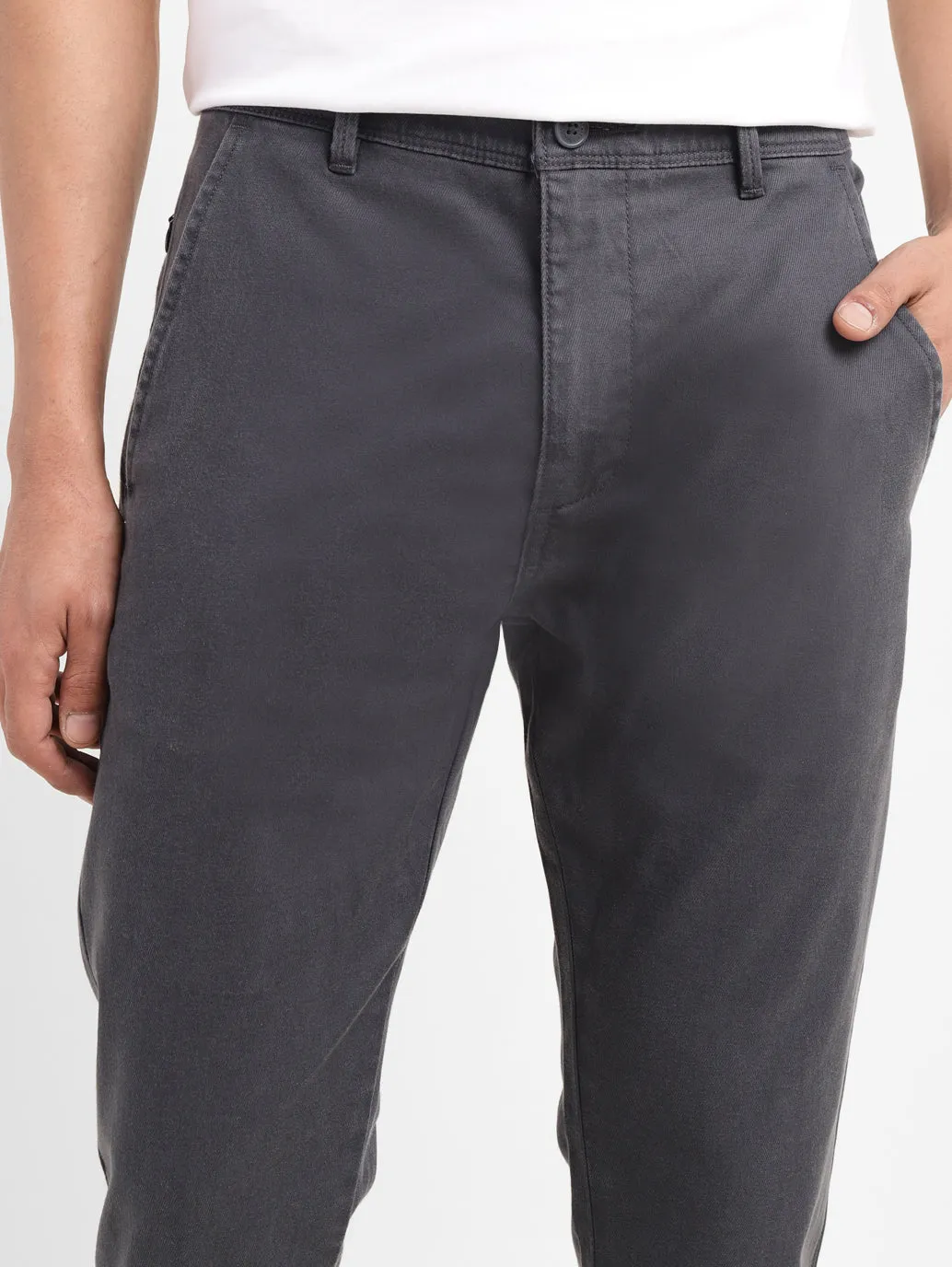 Men's 512 Grey Slim Tapered Fit chinos