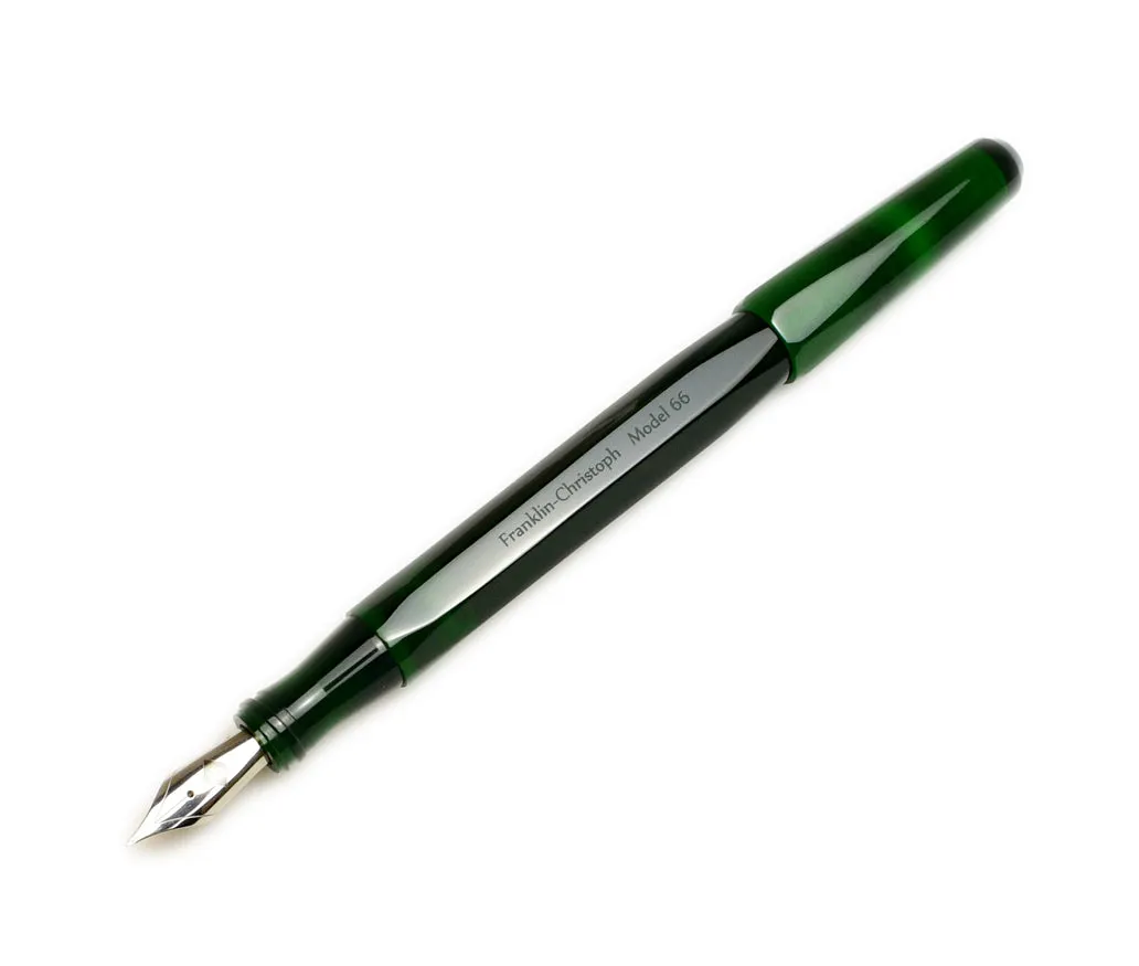 Model 66 Septagonal Fountain Pen - Emerald