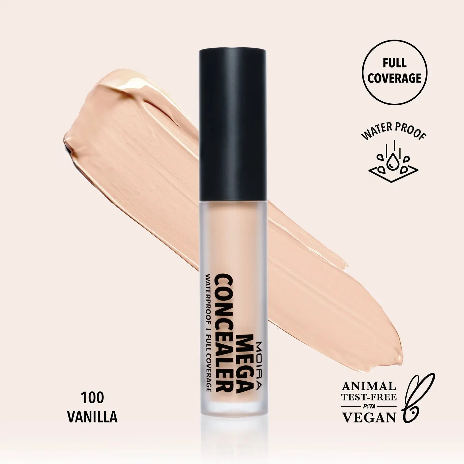 MOIRA Mega Concealer Waterproof Corrector