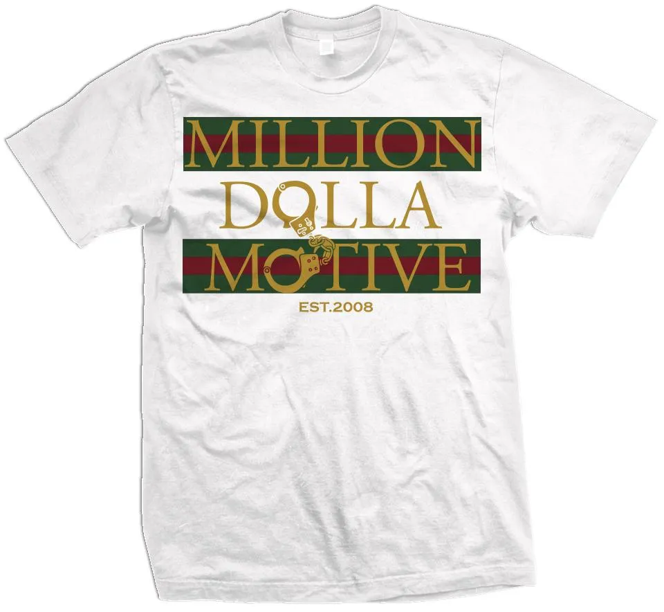 Money and Cuffs - White T-Shirt