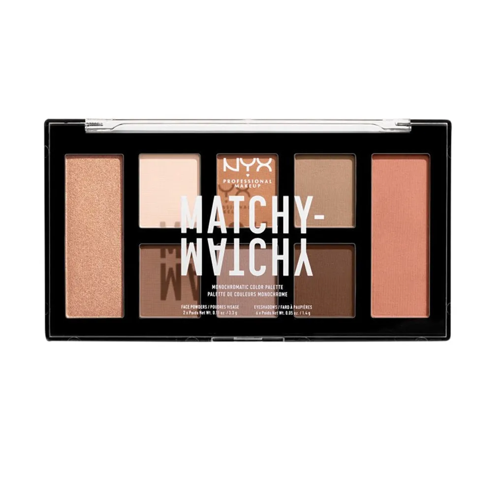 NYX Matchy Matchy Taupe Paleta de Sombras 8 Tonos