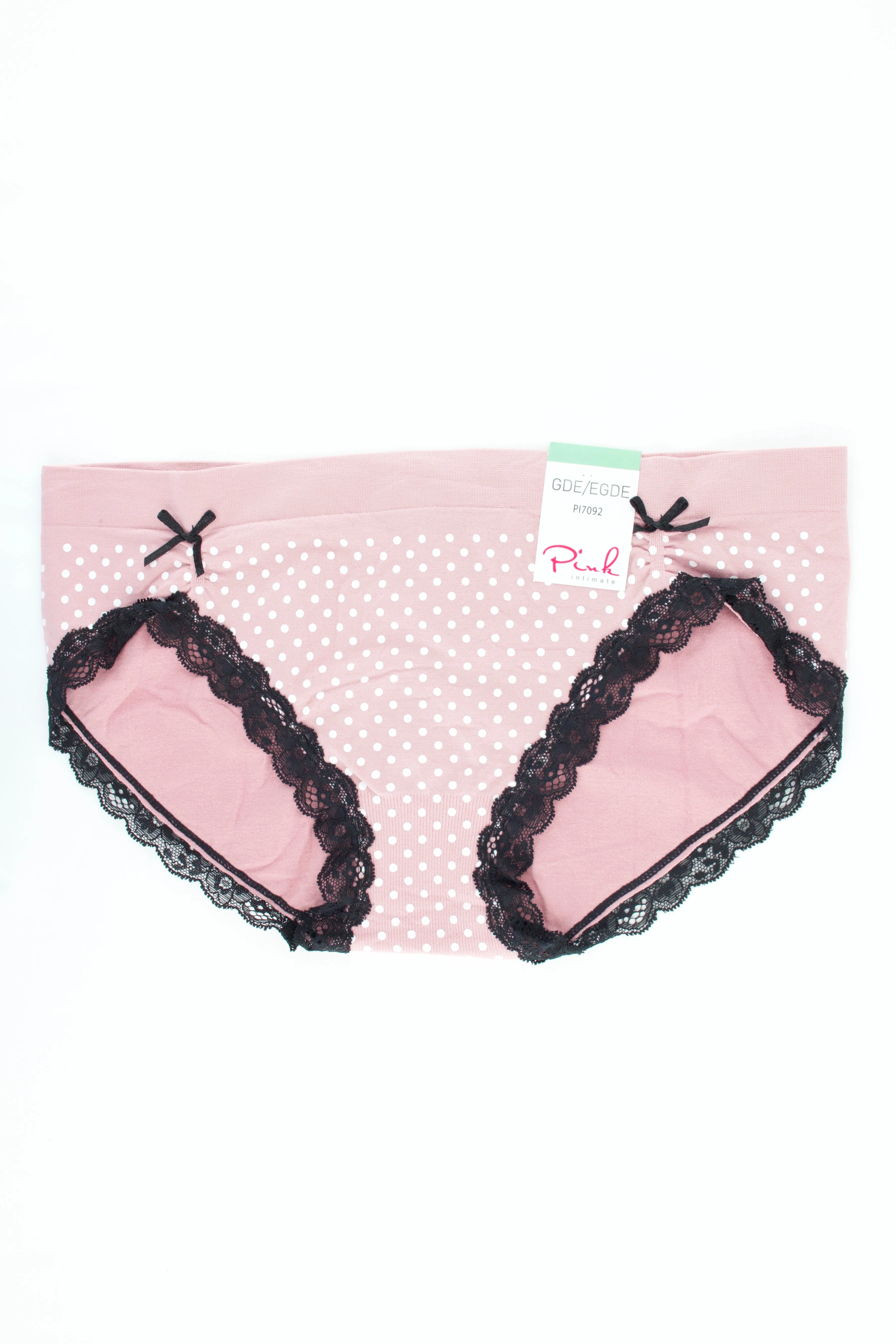 PANTY CON ENCAJE Y LUNARES PI7092