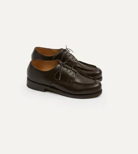 Paraboot Chambord Brown Calf Leather Derby Shoe